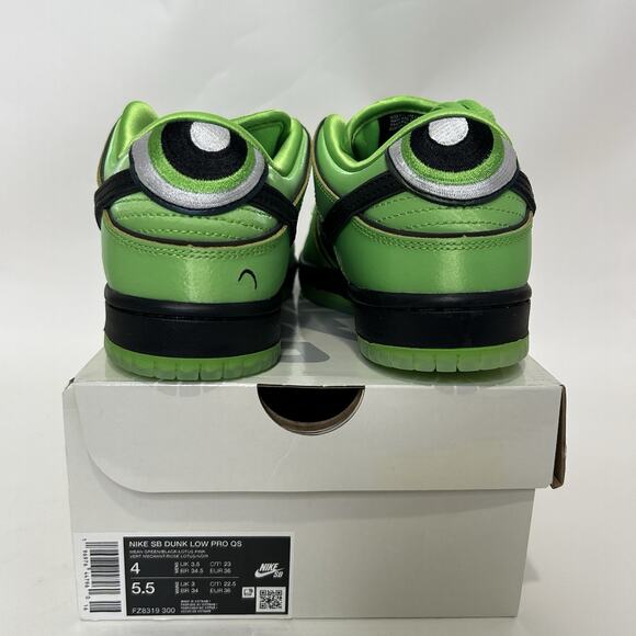 Nike SB Dunk Low QS The Powerpuff Girls “Buttercup” - Picture 4 of 6